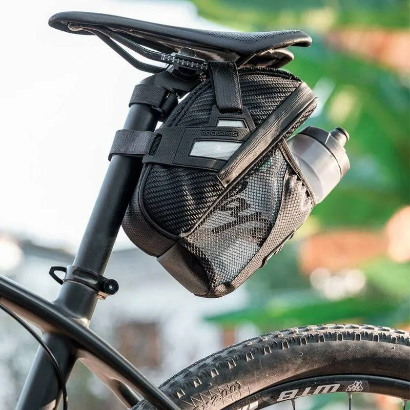 ROCKBROS wasserdichte Satteltasche mit Flaschenhalter für MTB Rennrad