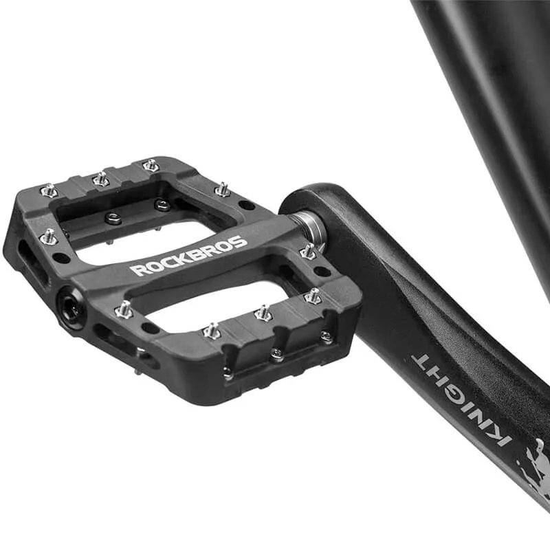 ROCKBROS Fahrradpedale 9/16 Zoll MTB Pedale mit 3 Bearing aus Nylon