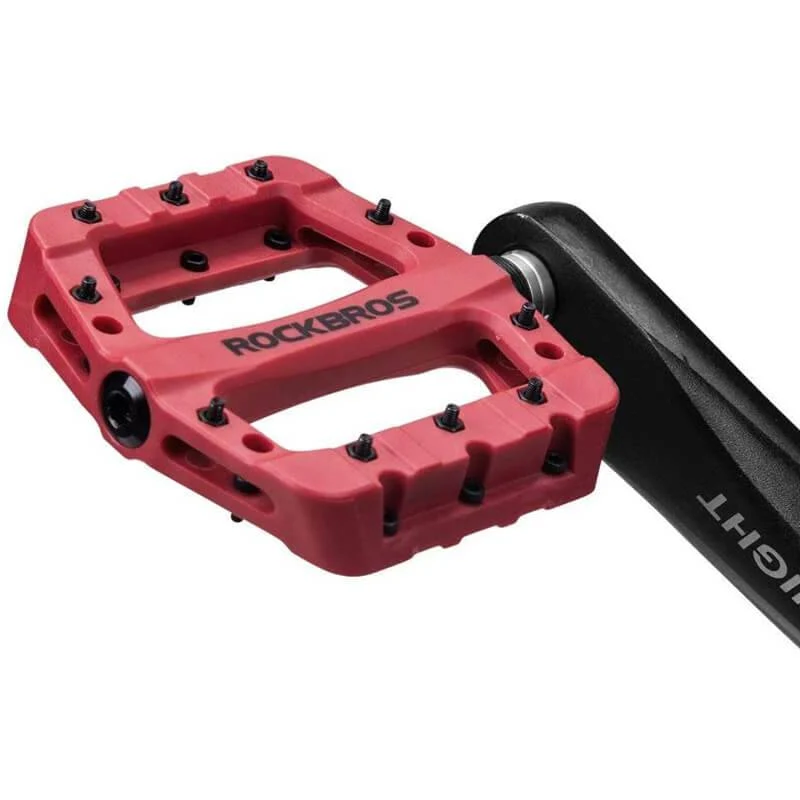 ROCKBROS Fahrradpedale 9/16 Zoll MTB Pedale mit 3 Bearing aus Nylon