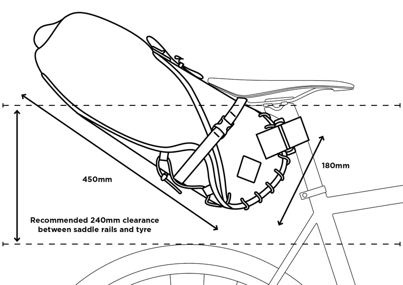 Sacoche de selle bikepacking Restrap Saddle Bag