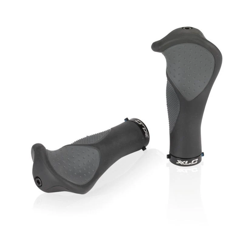 Poignées de vélo ergonomiques noires 130 mm GR-S30 XLC