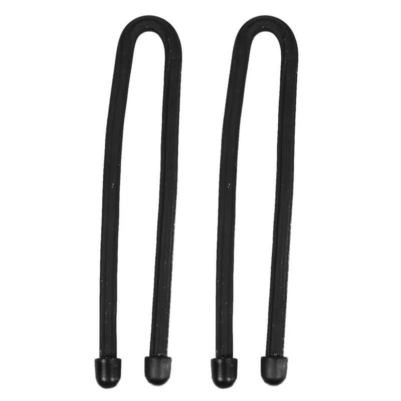 Flexible Bindekabel-Set schwarz 30 cm 2-tlg. – Länge 30 cm pro Kabel, Farbe schwarz