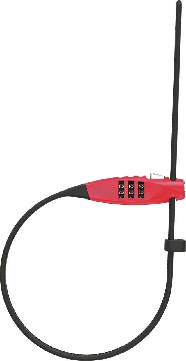 Abus Combiflex TravelGuard Zahlenschloss Rot
