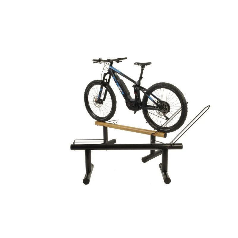 BiciSupport Horizontale Fahrradhalterung Schwarz Glänzend