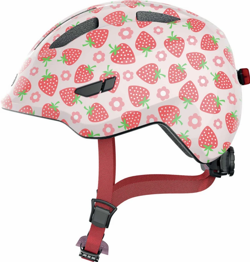 Abus Smiley 3.0 LED Kinder-Helm rose strawberry