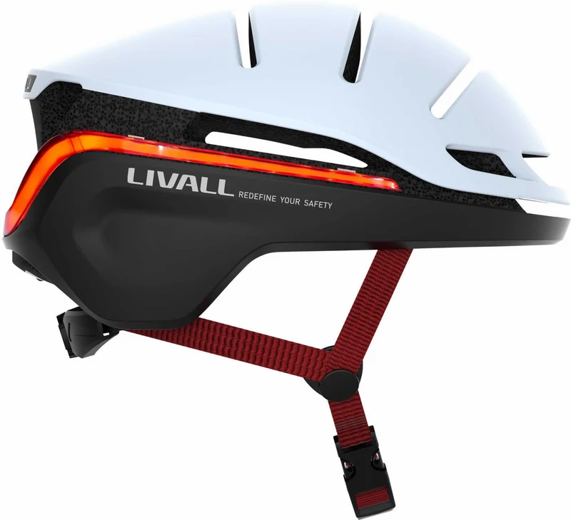 Livall EVO21 Helm + BR 80 Fernbedienung weiß