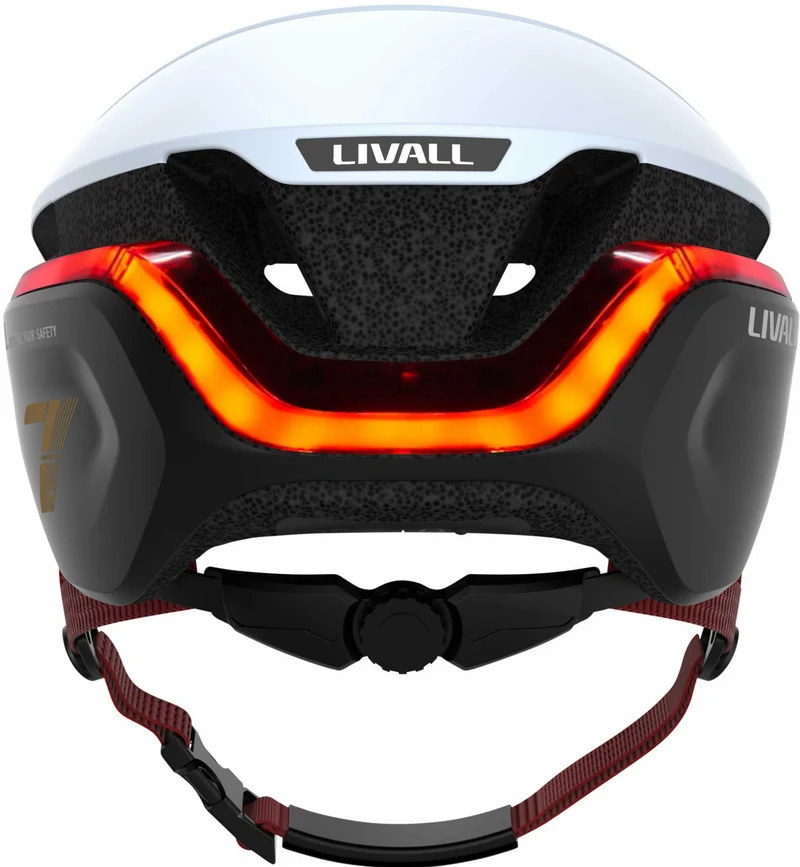 Livall EVO21 Helm + BR 80 Fernbedienung weiß