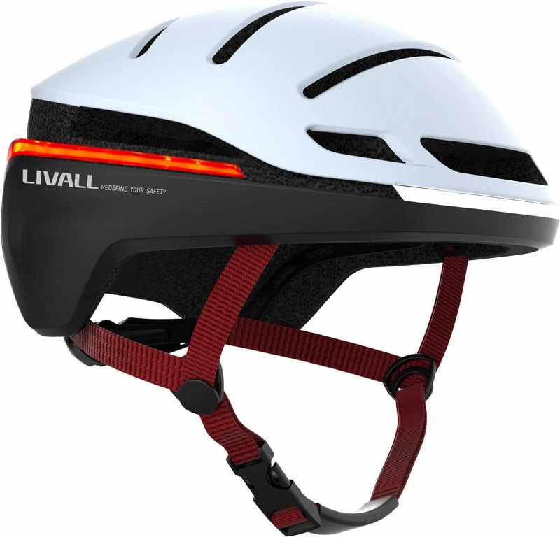 Livall EVO21 Helm + BR 80 Fernbedienung weiß