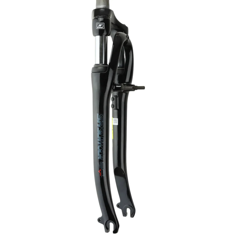 SR Suntour Federgabel CR7 Schnellspanner QR 28 Zoll Schaft 1 1/8 Zoll schwarz