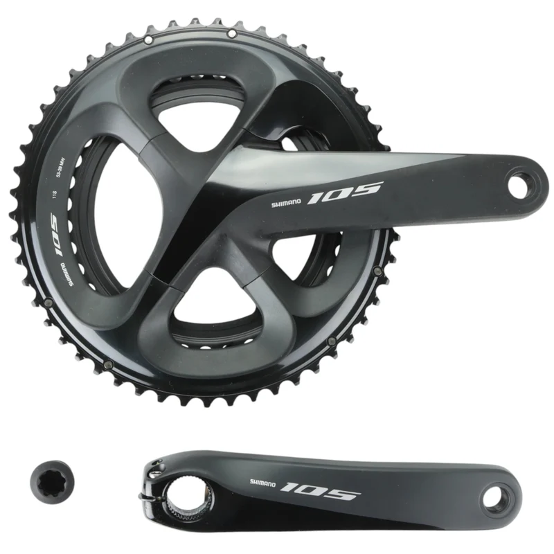 SHIMANO Kurbel 105 FC-R7000 Rennrad 34/50 Zähne 170 mm (2x11-fach)