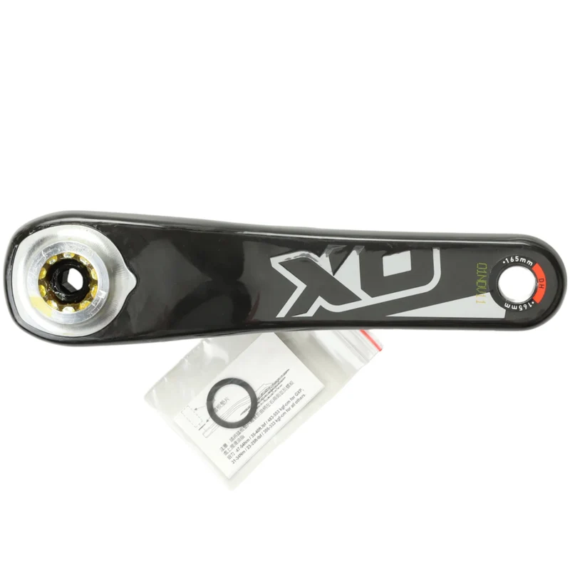 SRAM X0 DH Kurbelarm links GXP 165 mm Carbon schwarz silber