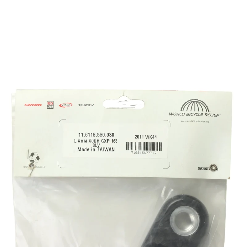 SRAM X0 DH Kurbelarm links GXP 165 mm Carbon schwarz silber