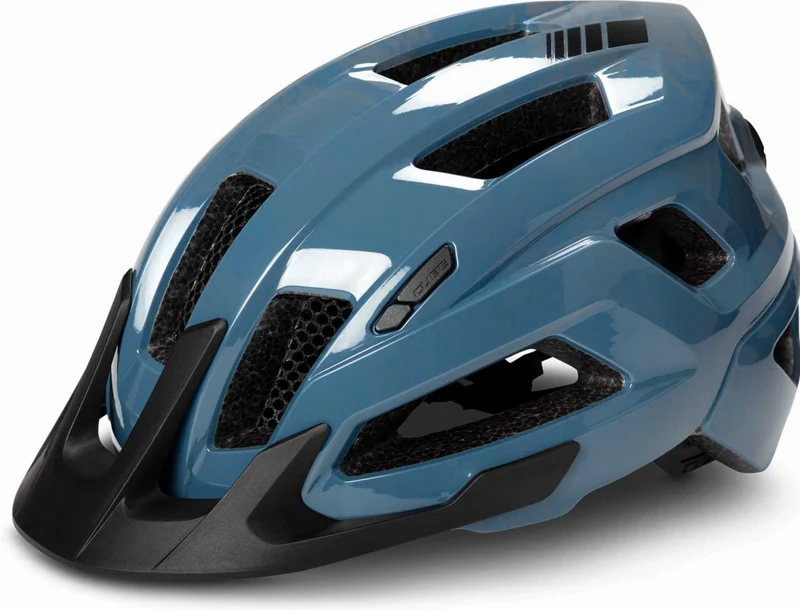 Cube Helm STEEP glossy blue