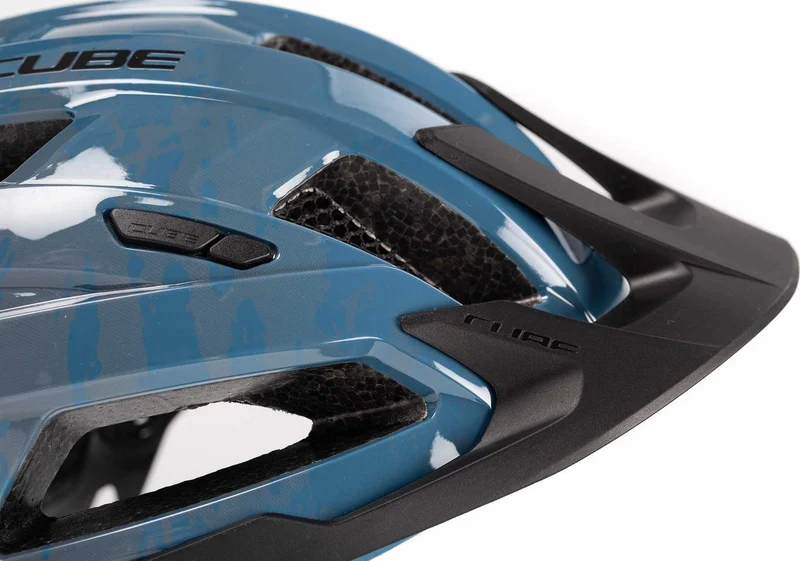 Cube Helm STEEP glossy blue
