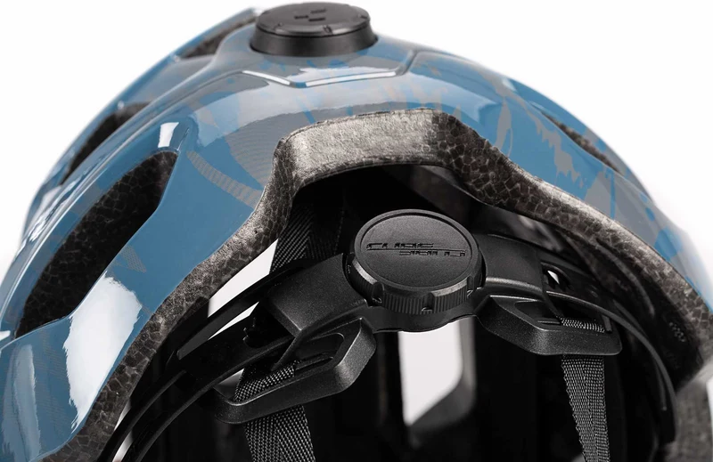 Cube Helm STEEP glossy blue