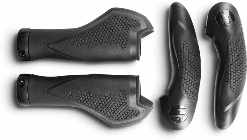 CUBE Natural Fit Griffe COMFORT Bar Ends Large black´n´grey