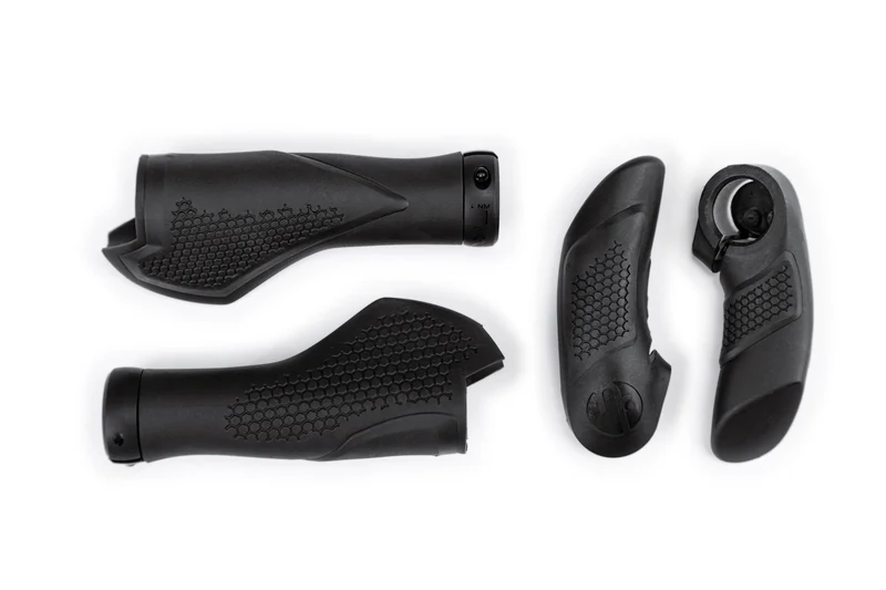 CUBE Natural Fit Griffe COMFORT Bar Ends Medium black´n´grey