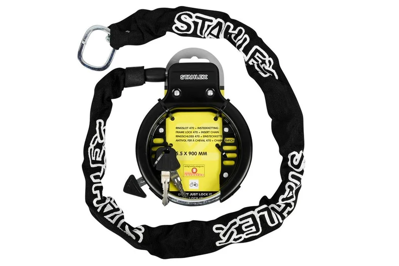 Rahmenschloss Urbanlock + Einsteckkette 5,5 x 900 mm – 8 mm