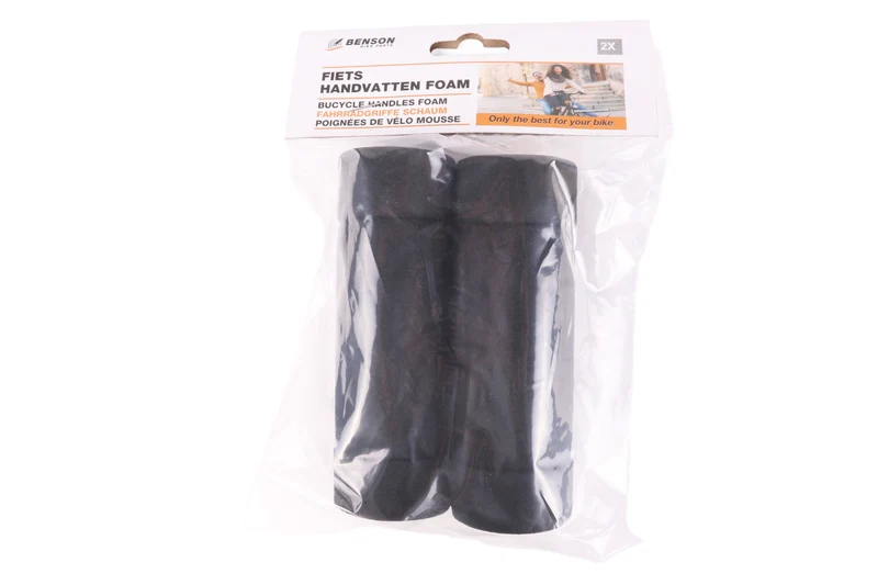 Fahrradgriffe Schaumstoff 125 mm – Länge 12,5 cm, Innendurchmesser 19 mm, Material Schaumstoff
