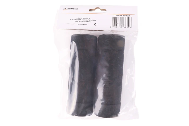 Fahrradgriffe Schaumstoff 125 mm – Länge 12,5 cm, Innendurchmesser 19 mm, Material Schaumstoff