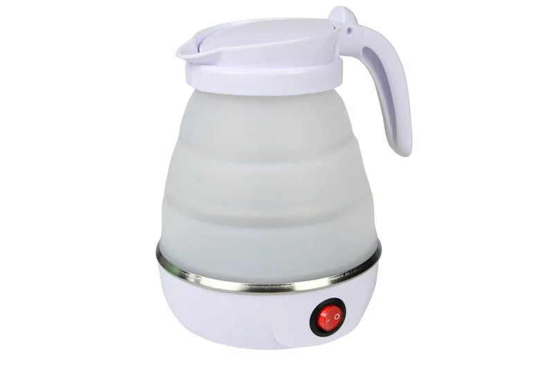 Faltbarer Wasserkocher 600 ml – Kochzeit 4-6 Minuten, Inhalt 600 ml, Leistung 600 W
