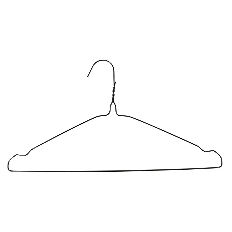 Kleiderbügel Metall 10-tlg. schwarz – Breite 40 cm, 40 cm