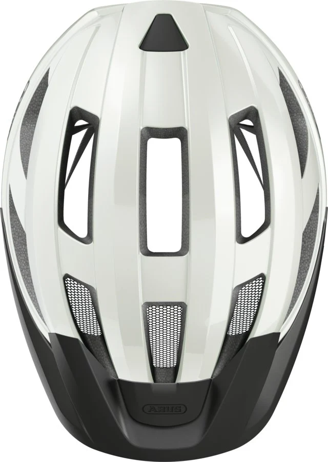 Abus Macator MIPS Rennradhelm Pearl White