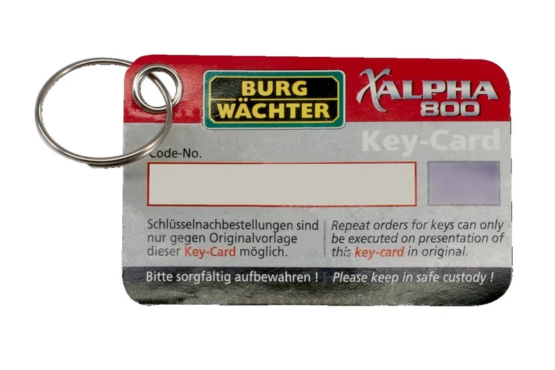 A800-Schlüssel