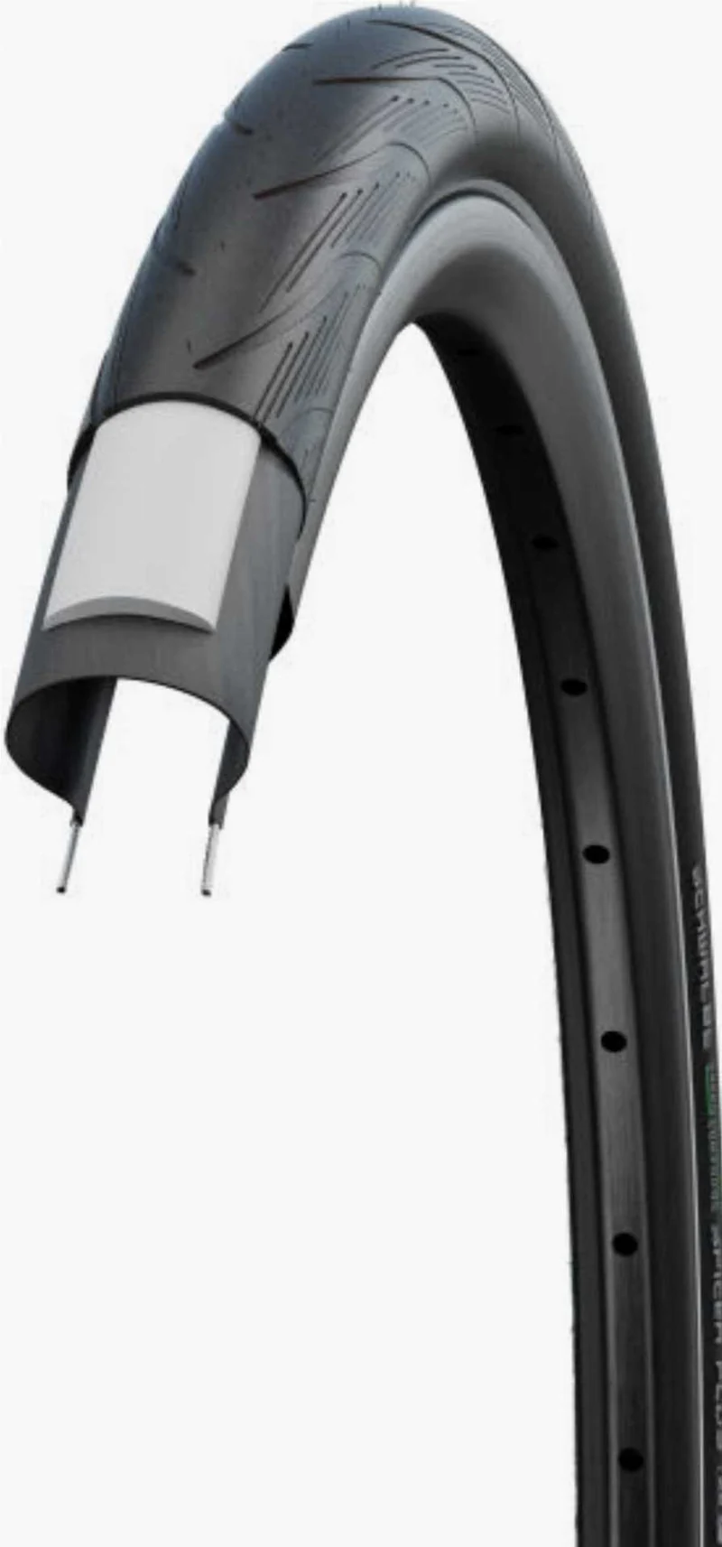 Schwalbe Spicer Plus Green Compound Active Line, Tube, Drahtreifen 28" TwinSkin, PunctureGuard black-reflex