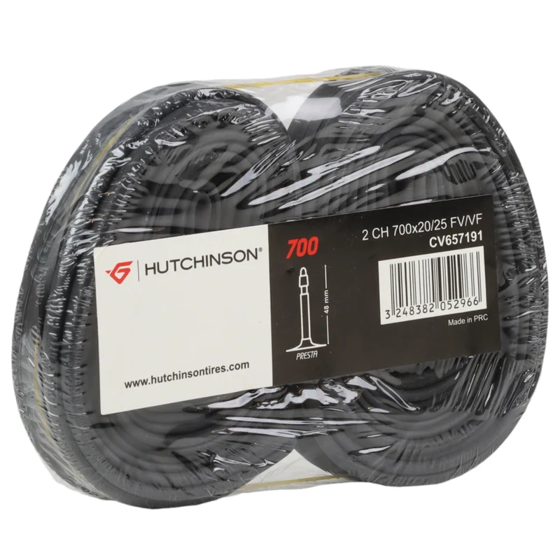 2x Hutchinson Schlauch 700x20/25 Sclaverand Ventil 48 mm Rennrad