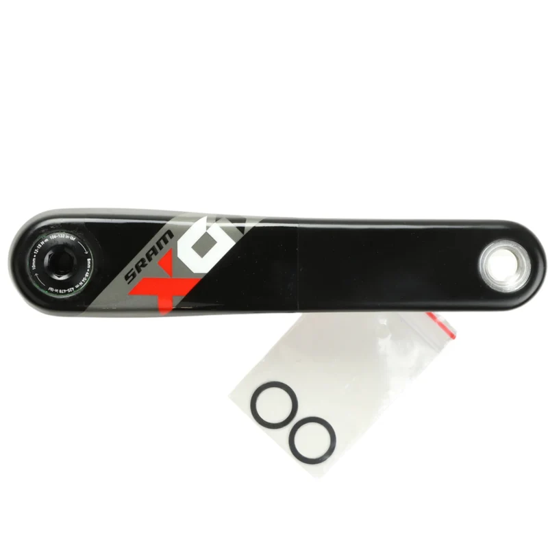 SRAM X01 Eagle Kurbelarm links GXP 175 mm Carbon schwarz rot