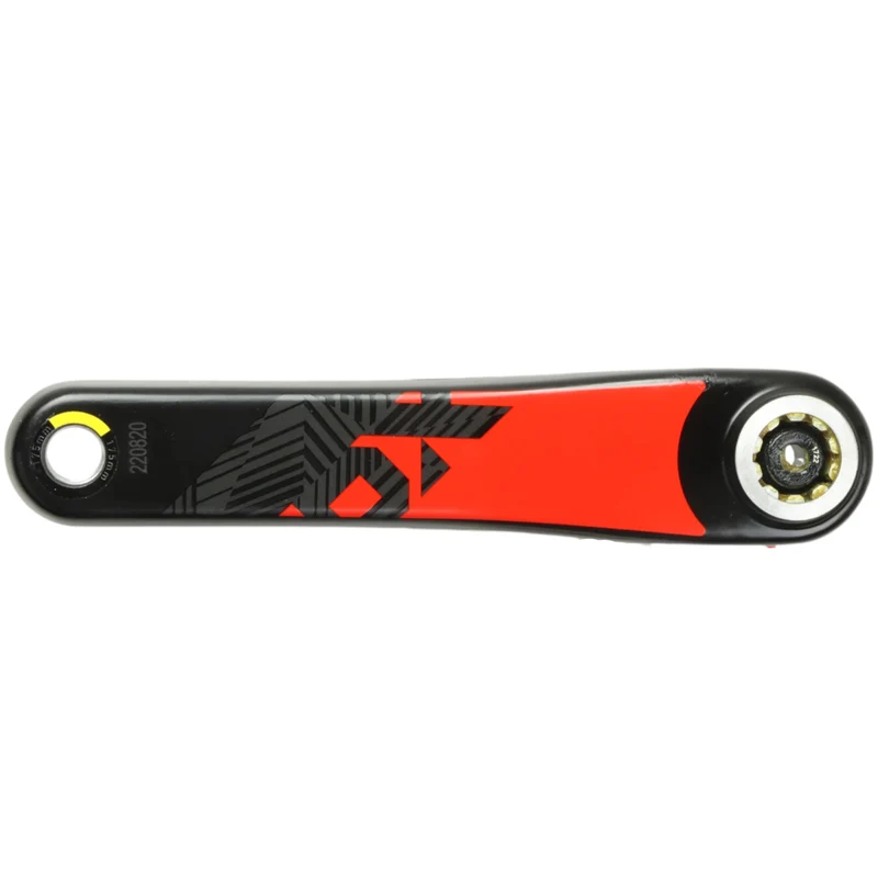 SRAM X01 Eagle Kurbelarm links GXP 175 mm Carbon schwarz rot
