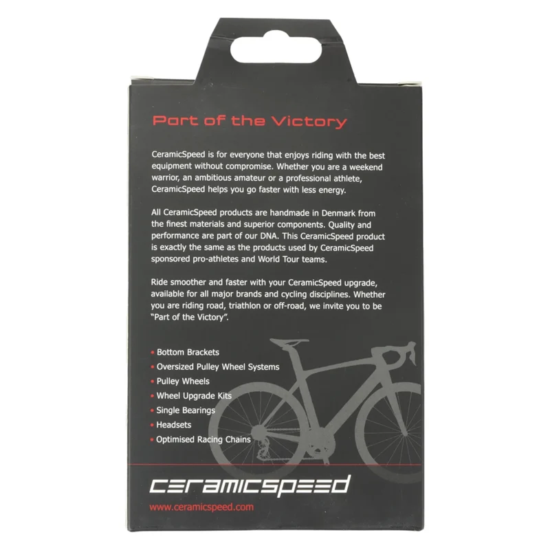 CeramicSpeed Schaltwerkröllchen Shimano Aluminium schwarz (11-fach)