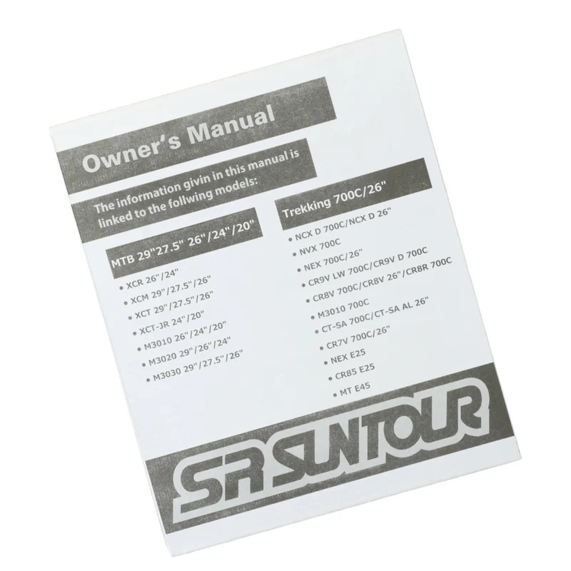 SR Suntour Federgabel SF14 M3010 Voyager Schnellspanner QR 28 Zoll 1 1/8 Zoll Schaft schwarz