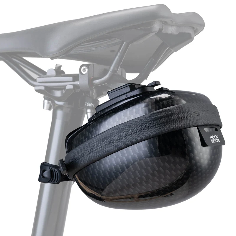 Fahrrad Satteltaschen Hard Shell Reflektierend 0,4 L mit Halterung