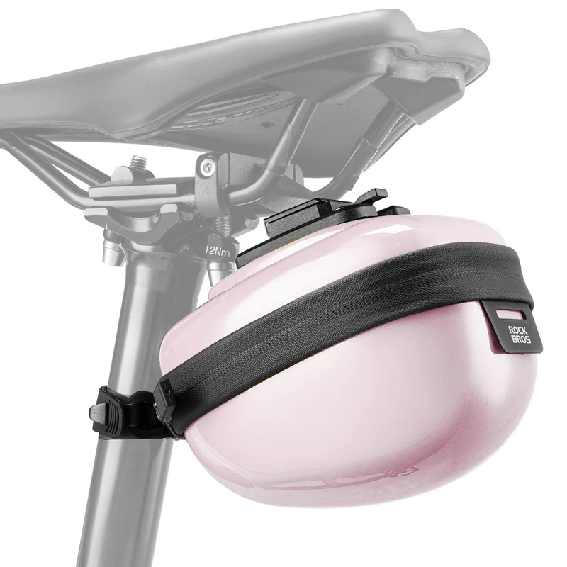 Fahrrad Satteltaschen Hard Shell Reflektierend 0,4 L mit Halterung