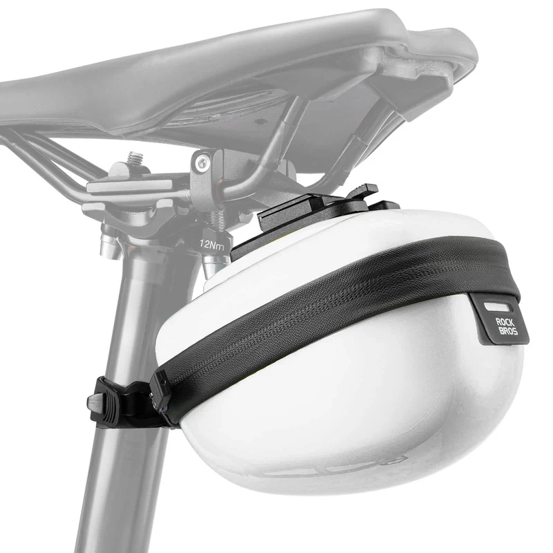 Fahrrad Satteltaschen Hard Shell Reflektierend 0,4 L mit Halterung