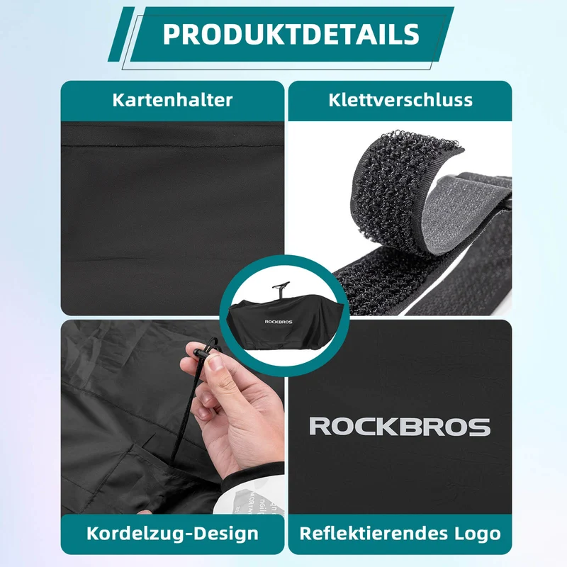 ROCKBROS Fahrradgarage Wasserdichte Transporttasche Reiselagerung für Fahrräder