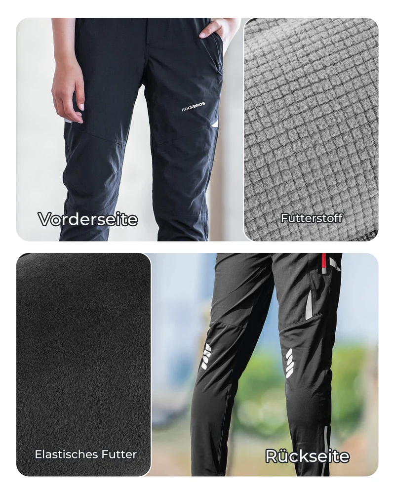 ROCKBROS Winter Radhose Herren Windschutz