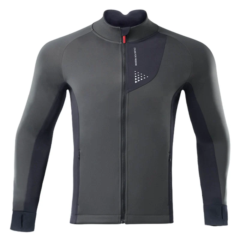 ROCKBROS Herren Winter Fahrradjacke Winddicht Atmungsaktiv mit Fleecefutter
