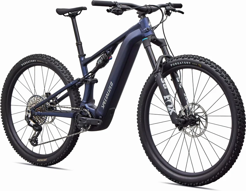 Specialized Turbo Levo R Comp Alloy 840 Wh E-Bike Fully Satin Metallic Deep Marine/Shadow Silver
