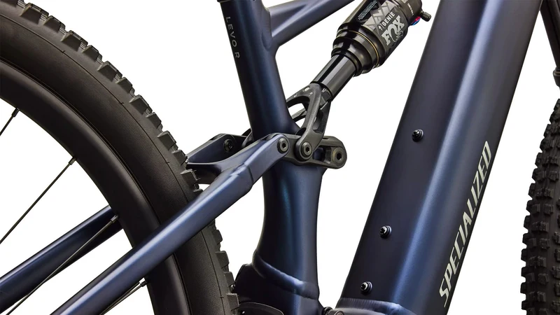 Specialized Turbo Levo R Comp Alloy 840 Wh E-Bike Fully Satin Metallic Deep Marine/Shadow Silver