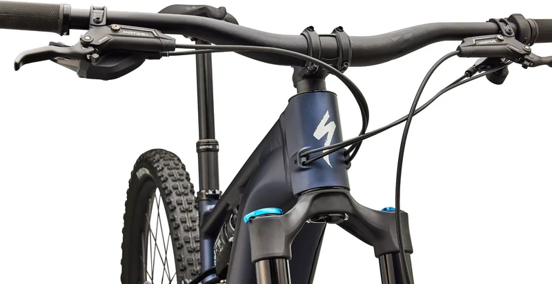 Specialized Turbo Levo R Comp Alloy 840 Wh E-Bike Fully Satin Metallic Deep Marine/Shadow Silver