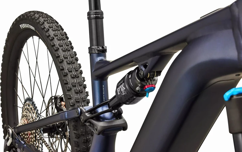 Specialized Turbo Levo R Comp Alloy 840 Wh E-Bike Fully Satin Metallic Deep Marine/Shadow Silver