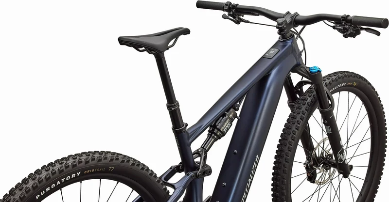 Specialized Turbo Levo R Comp Alloy 840 Wh E-Bike Fully Satin Metallic Deep Marine/Shadow Silver