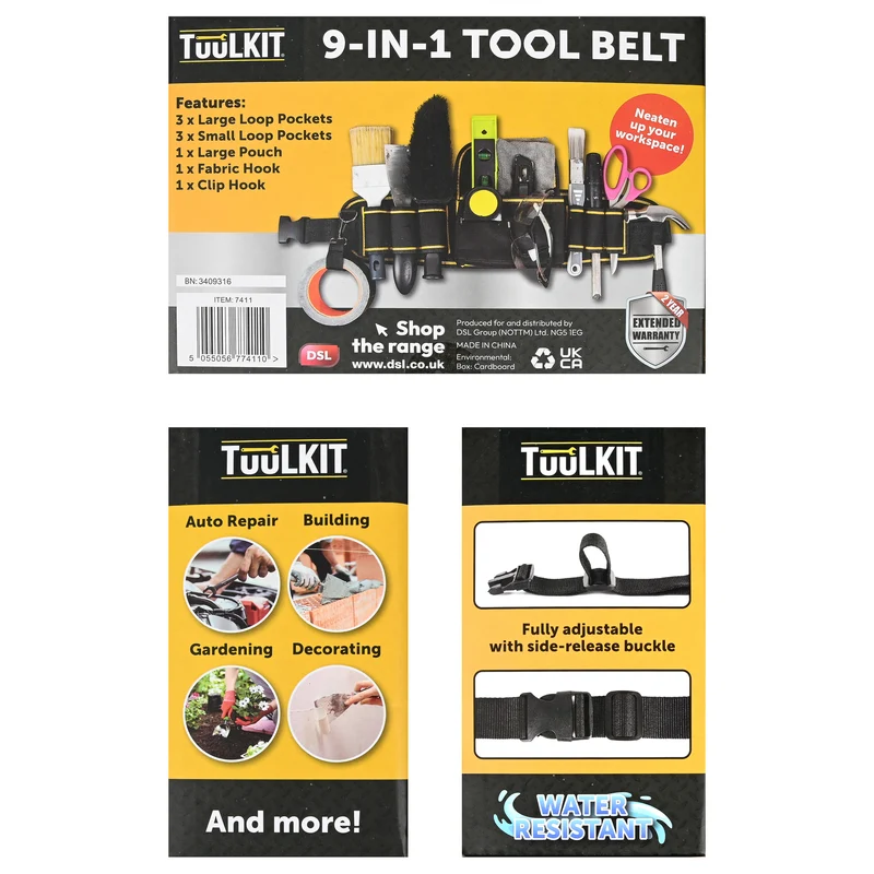 Werkzeuggürtel 9-in-1