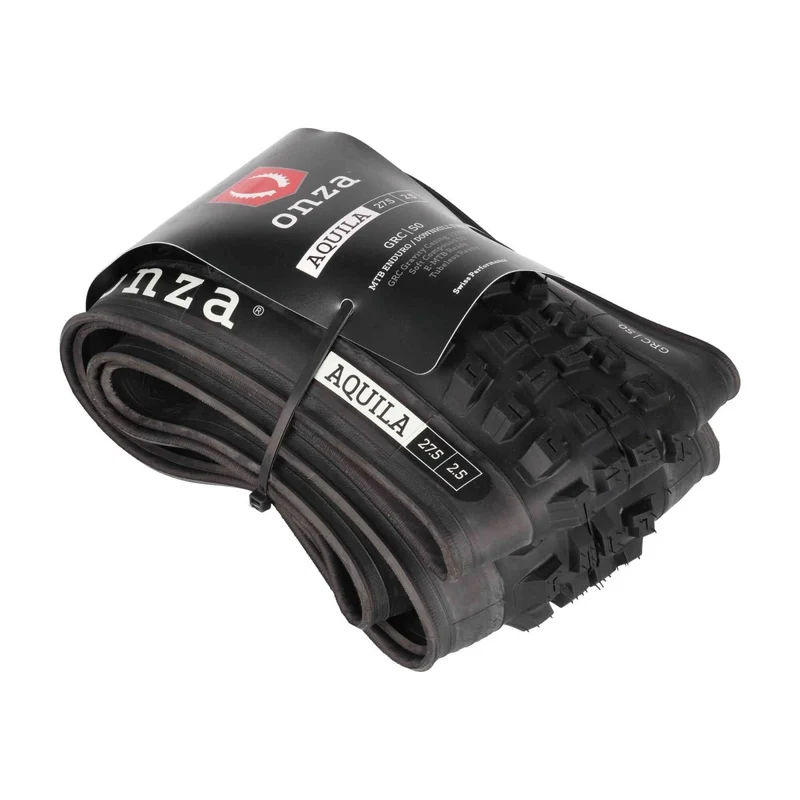 ONZA Aquila 27.5 x 2,50" GRC 120TPI Soft Compound 50 Tubless Ready Faltreifen Schwarz