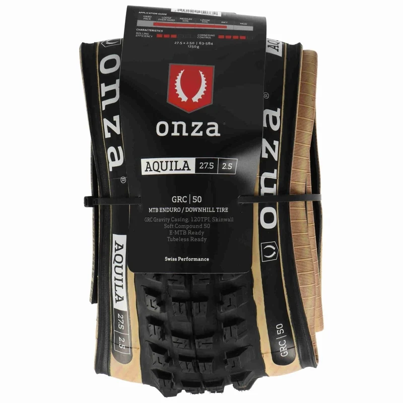 ONZA Aquila 27.5 x 2,50" GRC 120TPI Soft Compound 50 Tubless Ready Faltreifen Skinwall