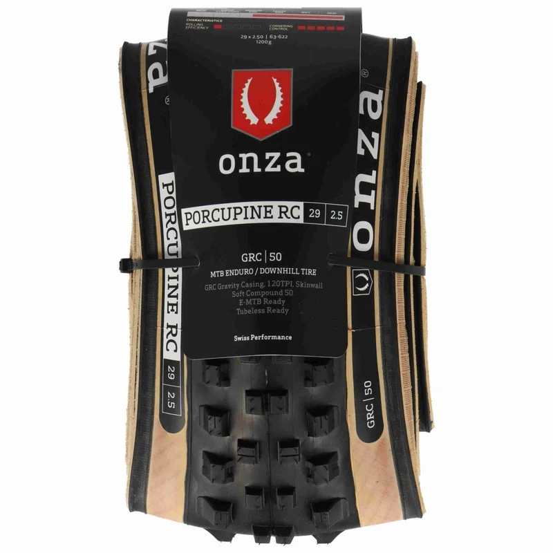 ONZA Porcupine RC 29x2,50" GRC 120TPI Soft Compound 50 Tubless Ready Faltreifen Skinwall