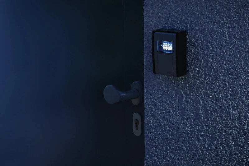 Abus Schlüsselbox KeyGarage 787 LED Wandmontage Schwarz/Silber